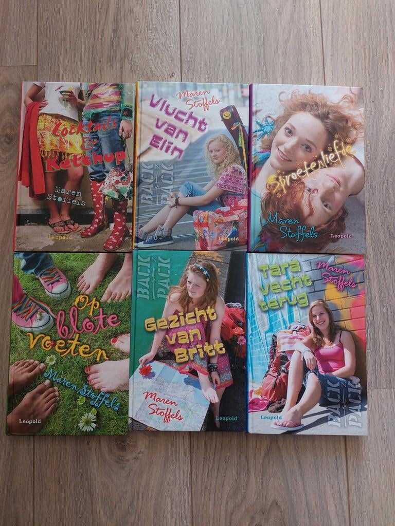 Maren Stoffels boeken - Back Pack serie (6 boeken), Boeken, Ophalen of Verzenden, Gelezen, Maren Stoffels, Fictie