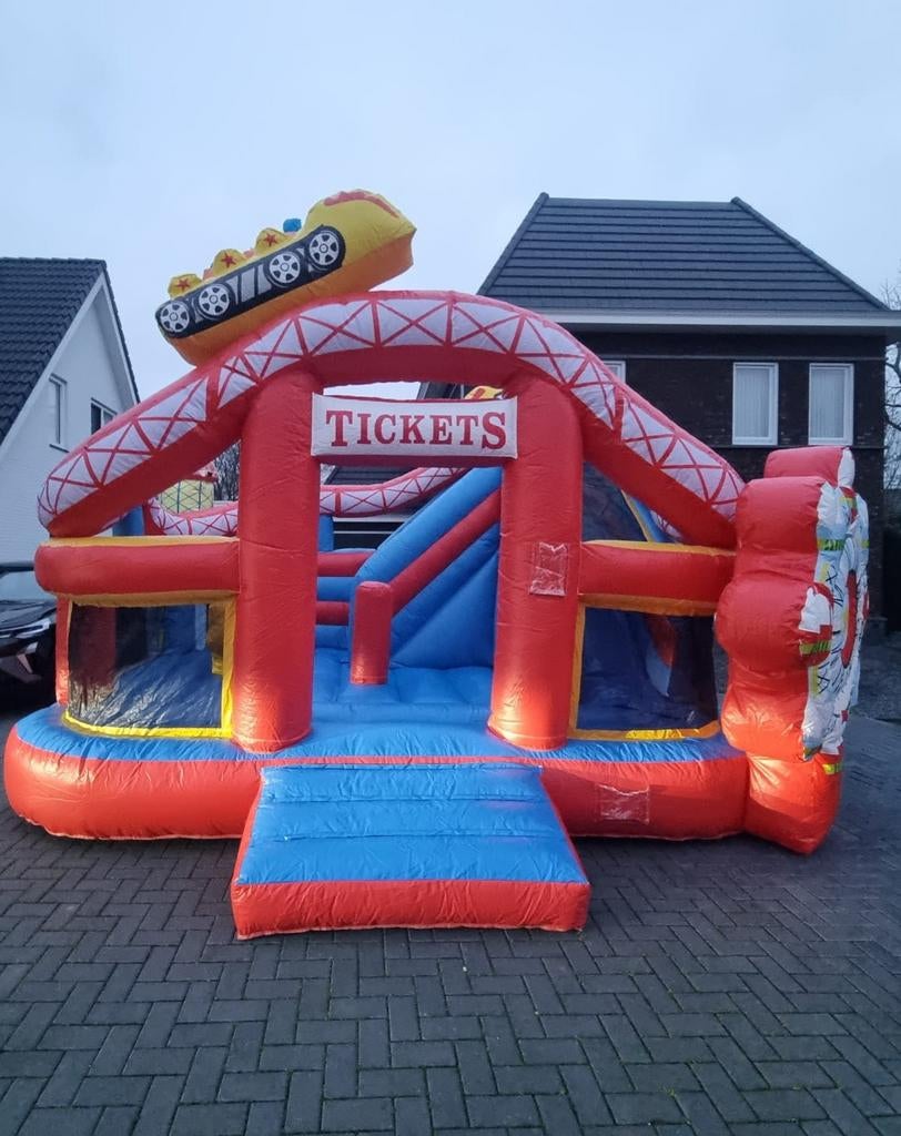 Springkussen 'Rollercoaster' te huur, huren, Ophalen, Overige