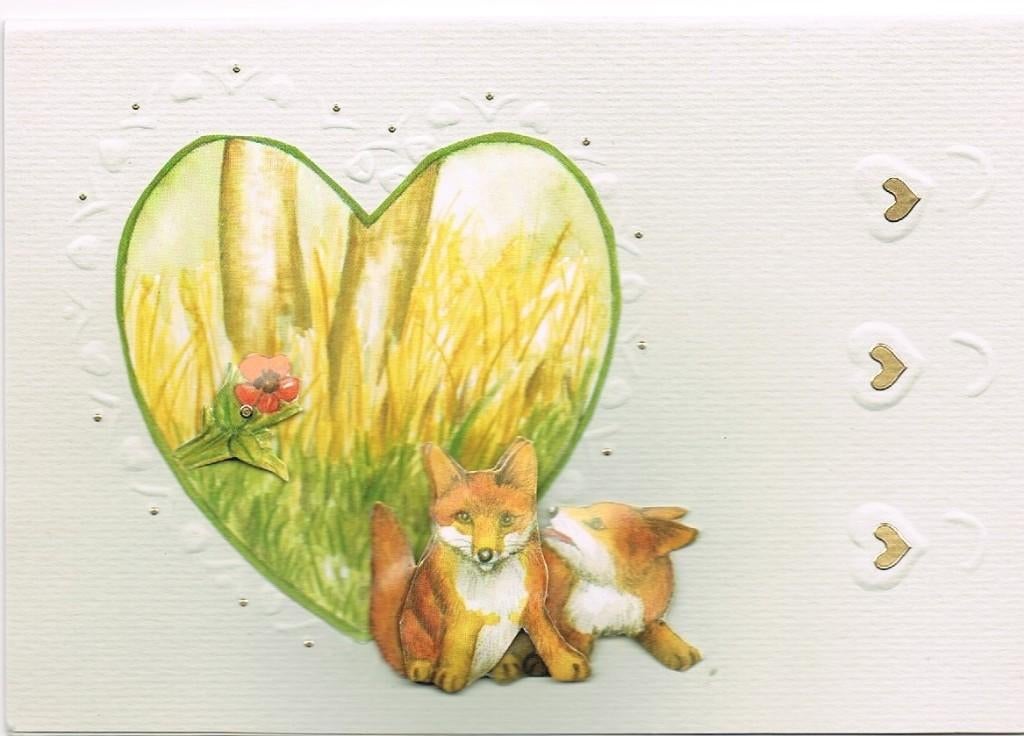 vossenkaart, Ophalen of Verzenden, Nieuw, Dieren