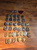 Groot lot duitse baret emblemen, Verzamelen, Ophalen of Verzenden, Landmacht, Duitsland, Embleem of Badge
