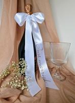 Lint met tekst "just married", Hobby en Vrije tijd, Ophalen of Verzenden, Nieuw, Versiering, Geboorte of Huwelijk