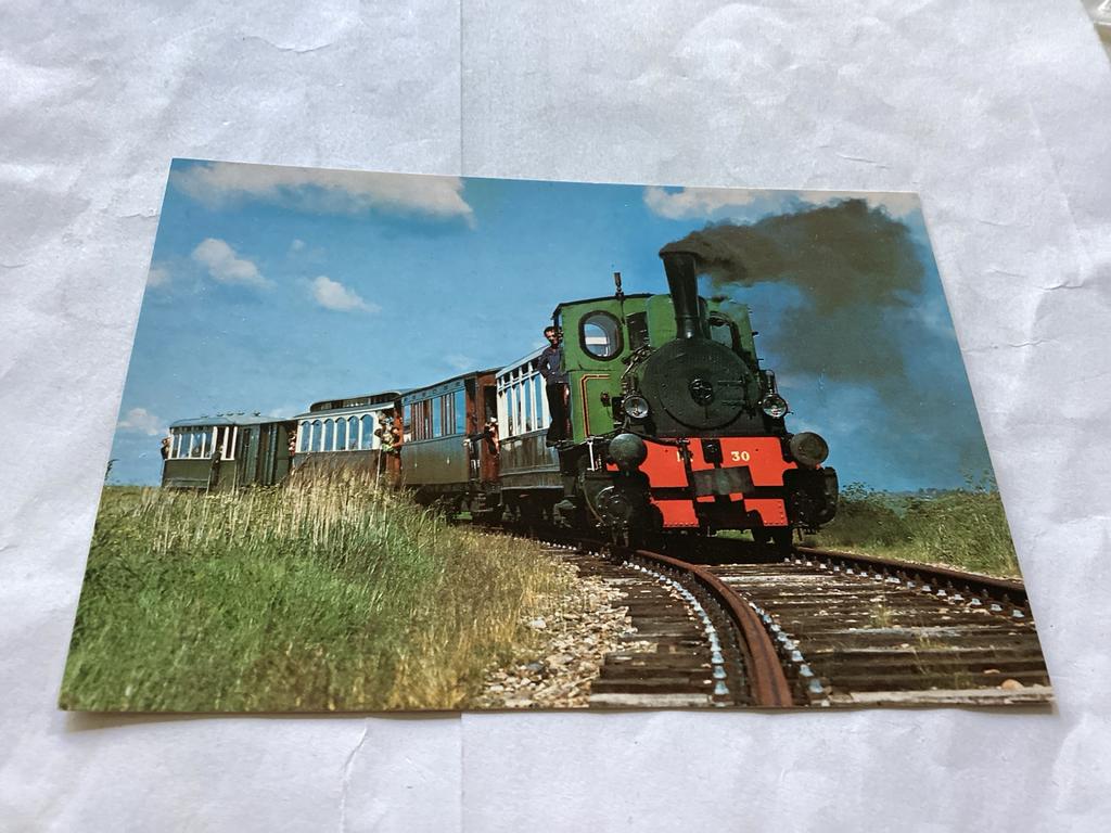 Ansichtkaart Stoomtram Hoorn-Medemblik Loc. 30 Midwoud, Ophalen of Verzenden, 1980 tot heden, Ongelopen, Voertuig