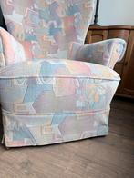Prachtige gestoffeerde fauteuil met uniek patroon, Ophalen, Vintage, 75 tot 100 cm, Zo goed als nieuw