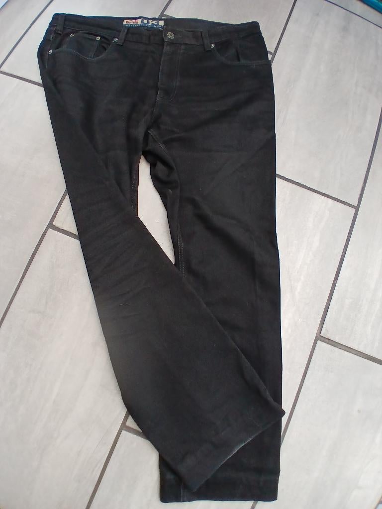 Superruime zwarte Jinglers jeans W42 L34, Kleding | Heren, Spijkerbroeken en Jeans, Ophalen, Zo goed als nieuw, Zwart, W40 - W42 (confectie 56/58)
