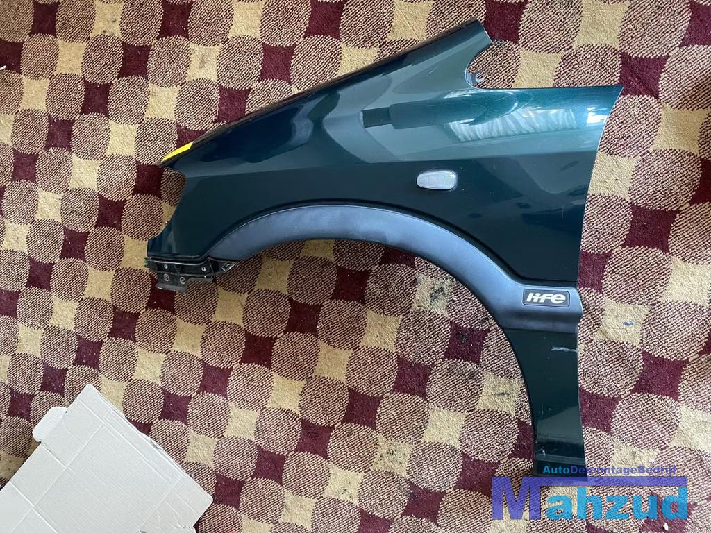 Opel Zafira A linker voor scherm zijscherm groen Z398, Gebruikt, Voor, Opel Automobile GmbH, Ophalen of Verzenden