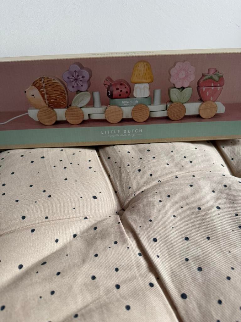Little Dutch houten blokkentrein, Kinderen en Baby's, Speelgoed | Houten speelgoed, Ophalen of Verzenden, Zo goed als nieuw