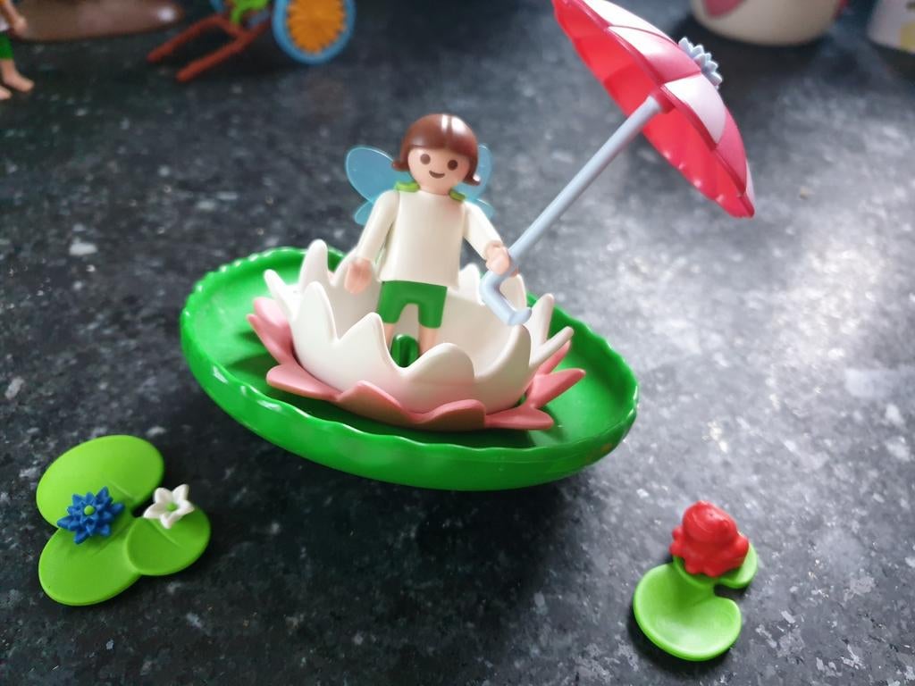 Playmobil 4198 Elfje met waterlelie, Kinderen en Baby's, Speelgoed | Playmobil, Ophalen of Verzenden, Zo goed als nieuw, Complete set