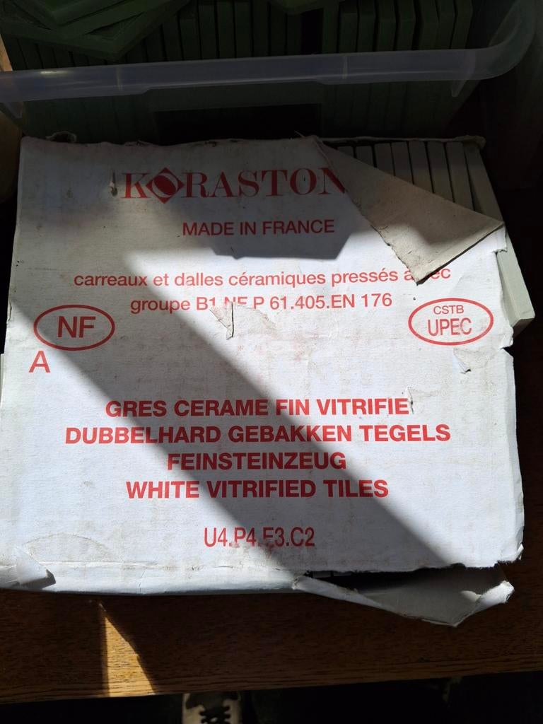 Korastone tegels 10x10 cm. 203 stuks. Nieuw!, Doe-het-zelf en Verbouw, Tegels, Ophalen, Nieuw, Minder dan 20 cm, Minder dan 20 cm