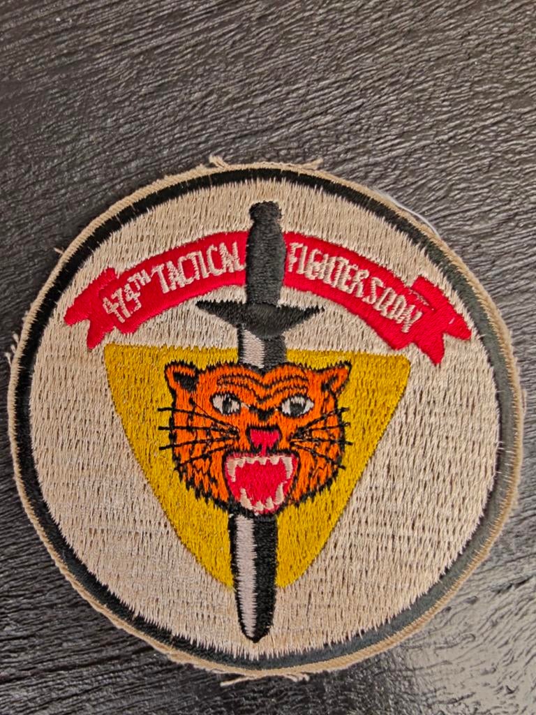 USAF 474th Tactical Fighter Squadron Patch ..vkk, Ophalen of Verzenden