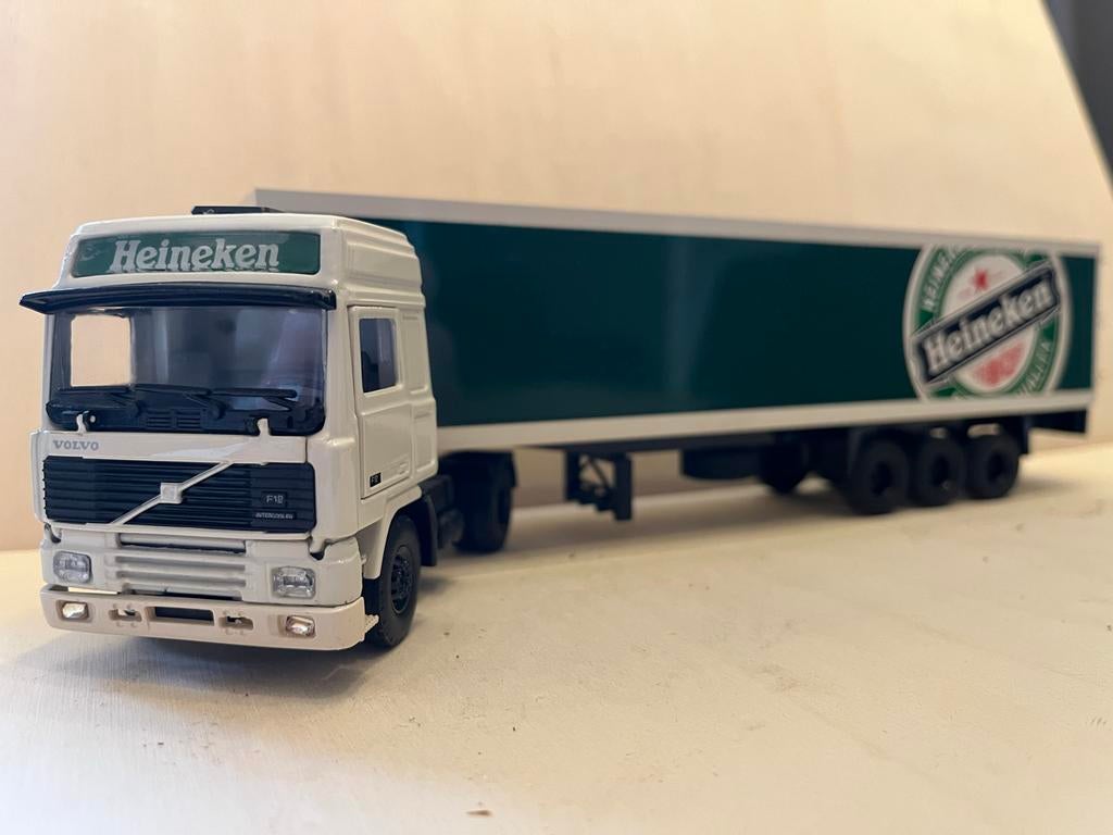 Tekno Volvo F16 met Heineken trailer, Hobby en Vrije tijd, Modelauto's | 1:50, Ophalen of Verzenden, Gebruikt, Overige merken