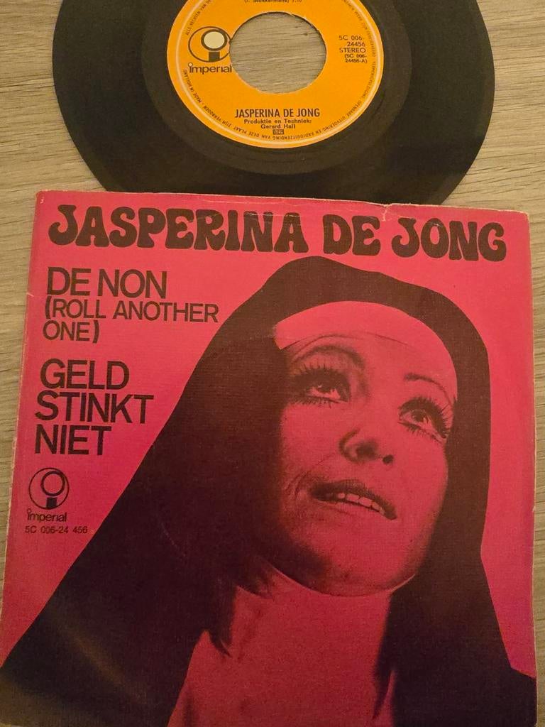 Jasperina de Jong/ de non, Ophalen of Verzenden, Gebruikt, Overige formaten, Levenslied of Smartlap