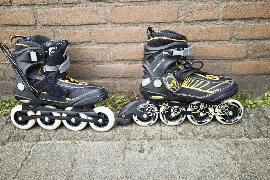 Skeelers, Sport en Fitness, Skeelers, Verstelbaar, Zo goed als nieuw, Inline skates 4 wielen, Dames