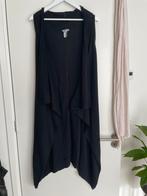 Sarah Pacini lange gilet zwart - wol, Verzenden, Gedragen, Maat 38/40 (M), Zwart