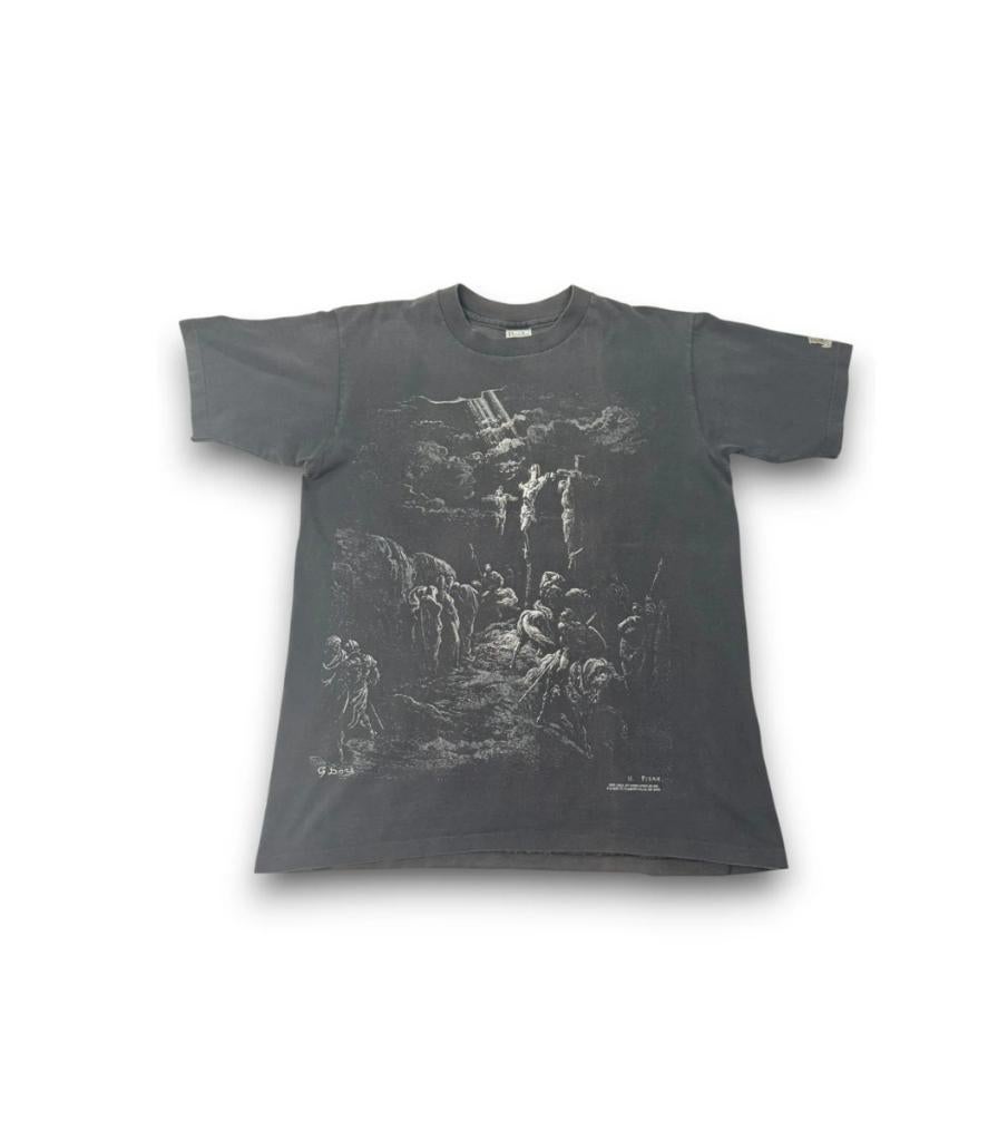 gustave dore jesus crucifixion tee – large 90s single stitch, Kleding | Heren, T-shirts, Vintage, Maat 52/54 (L), Vintage, Vintage