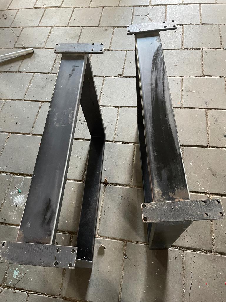 Stalen tafelpoten, Ophalen, Tafelpoot, Gebruikt, 50 tot 100 cm