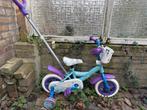 Kinderfiets met duwstang - ideaal voor de kleintjes!, Fietsen en Brommers, Fietsen | Kinderfietsjes, Ophalen, Gebruikt, Minder dan 16 inch