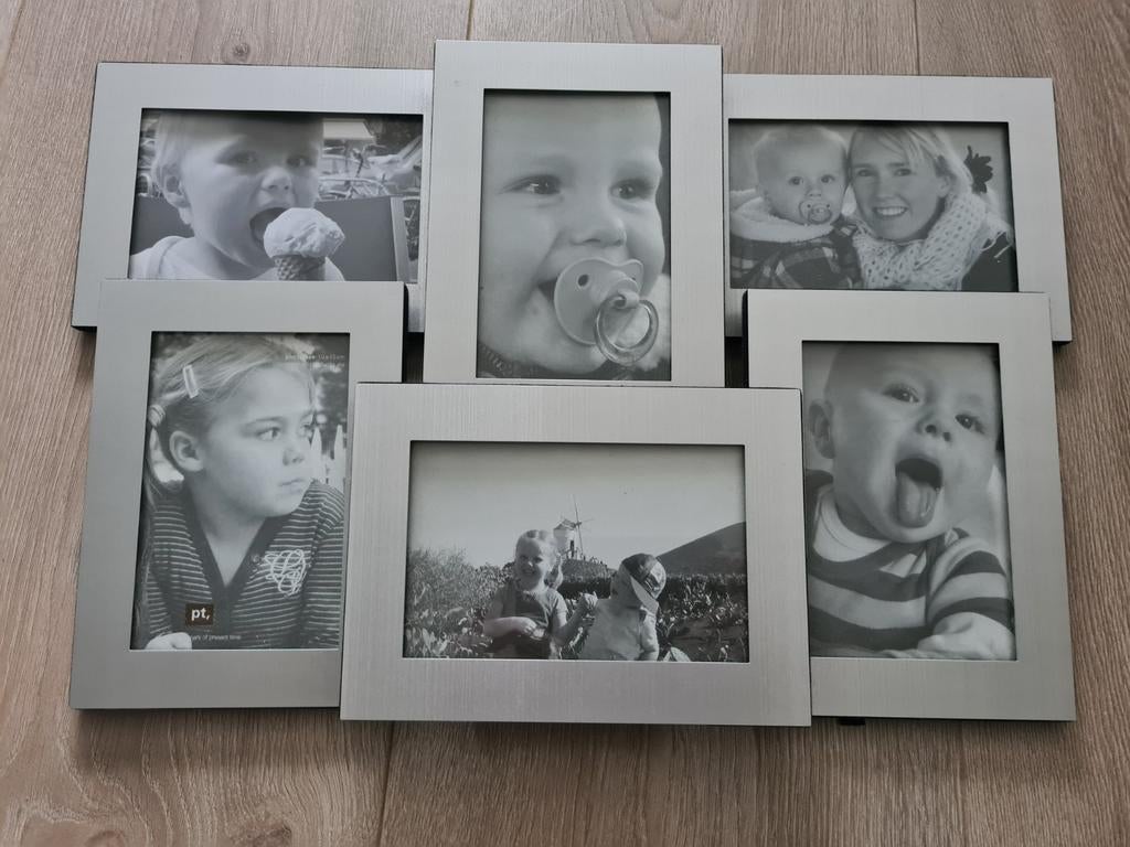 Fotolijst voor 6 foto's, Ophalen of Verzenden