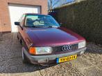 Audi 80 2.0 E U9 1990 Rood, Auto's, Audi, Voorwielaandrijving, 565 kg, 4 cilinders, Metallic lak