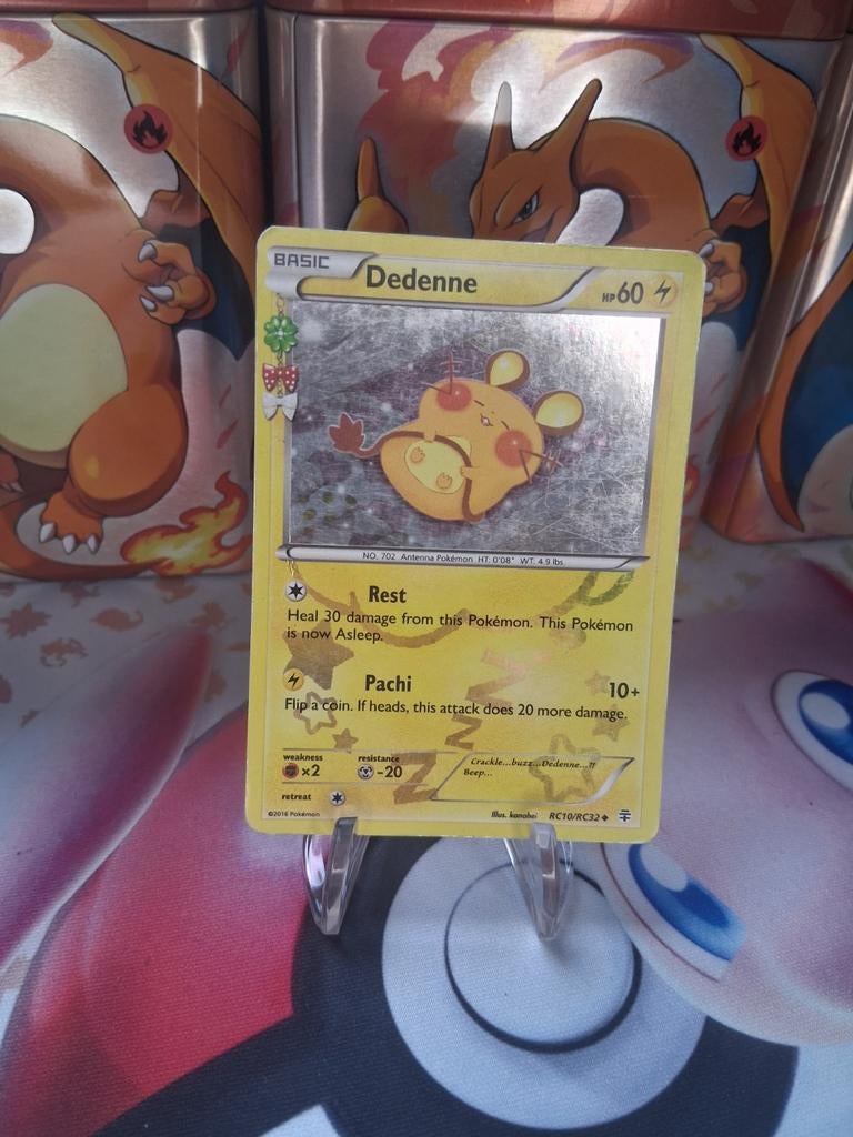 Pokémon kaart Dedenne radiant collection RC10/RC32, Hobby en Vrije tijd, Verzamelkaartspellen | Pokémon, Ophalen of Verzenden