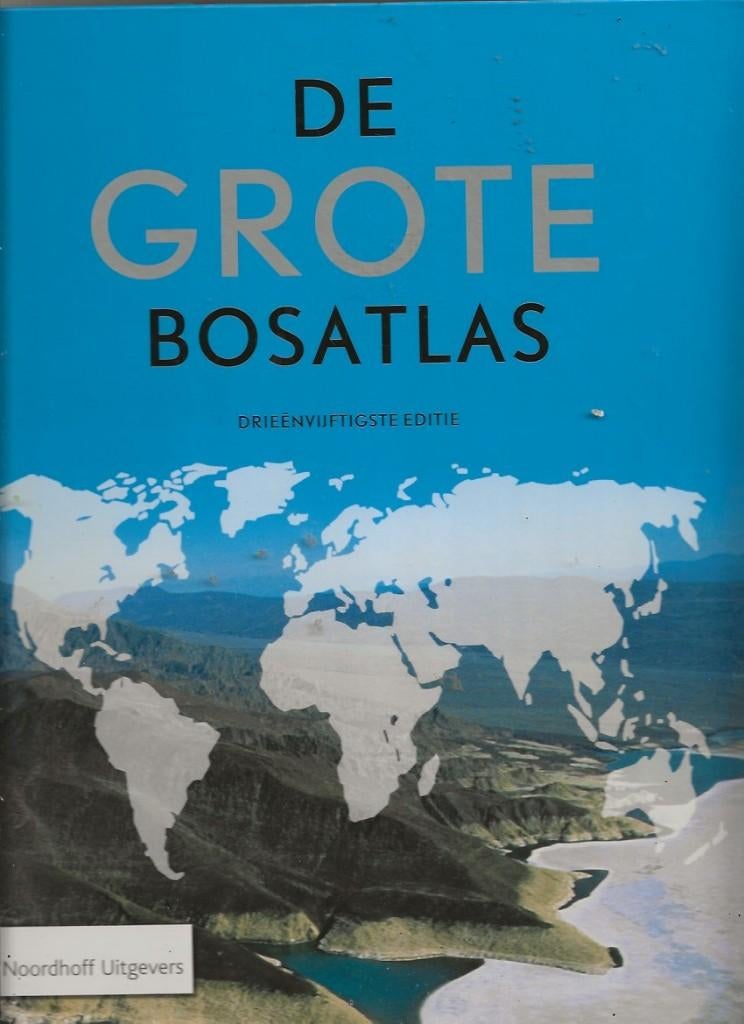 DE GROTE BOSATLAS NOORDHOF UITGEVER, Boeken, Atlassen en Landkaarten, Bosatlas, Verzenden, 2000 tot heden, Zo goed als nieuw