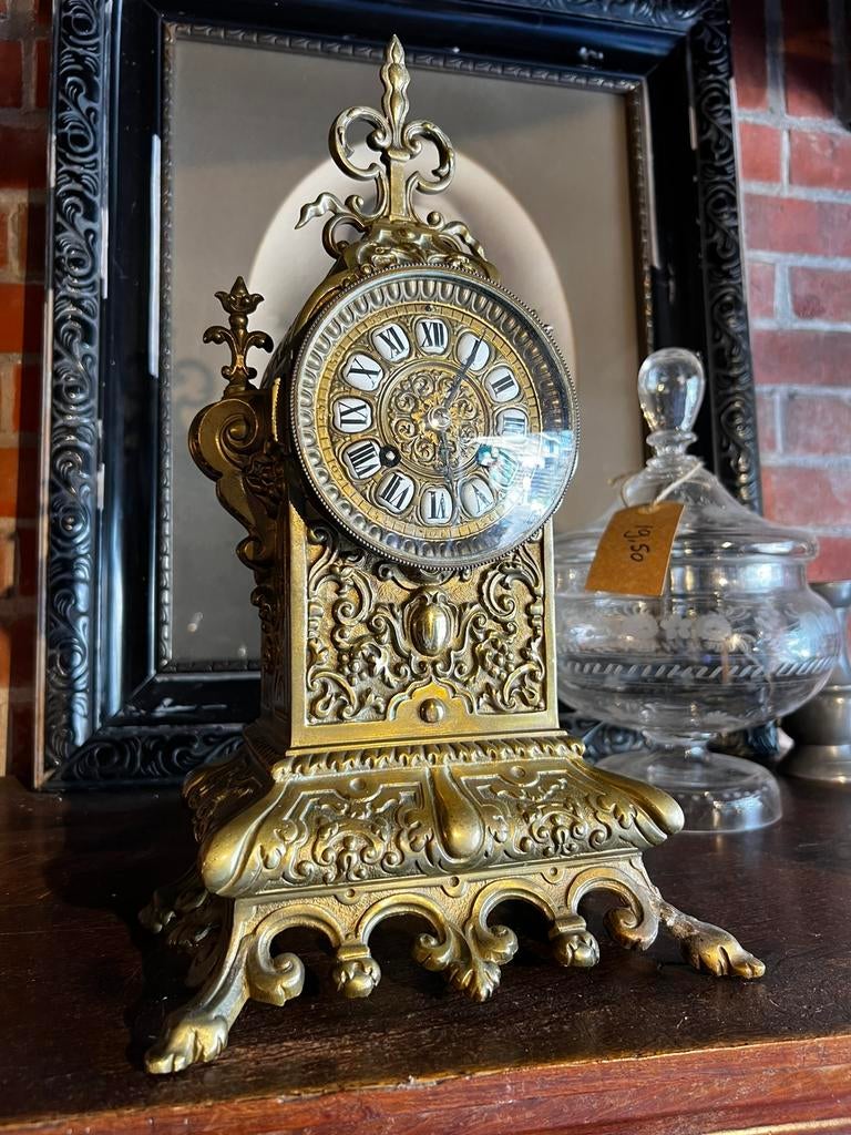 Prachtige bronzen pendule, Ophalen