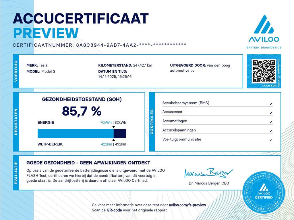 Tesla Model S 90D Performance 735pk SOH 86% Schuif/kanteldak, Auto's, Automaat, Gebruikt, 110 €/maand, Vierwielaandrijving