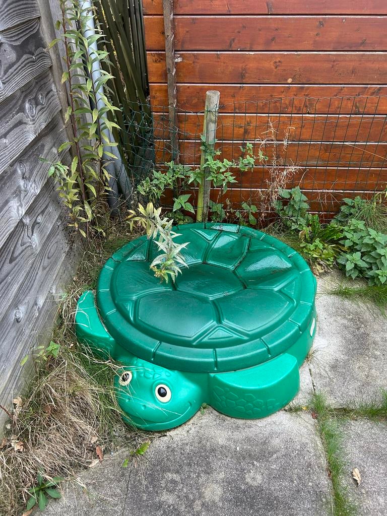 Groene zandbak schildpad, Ophalen, Gebruikt