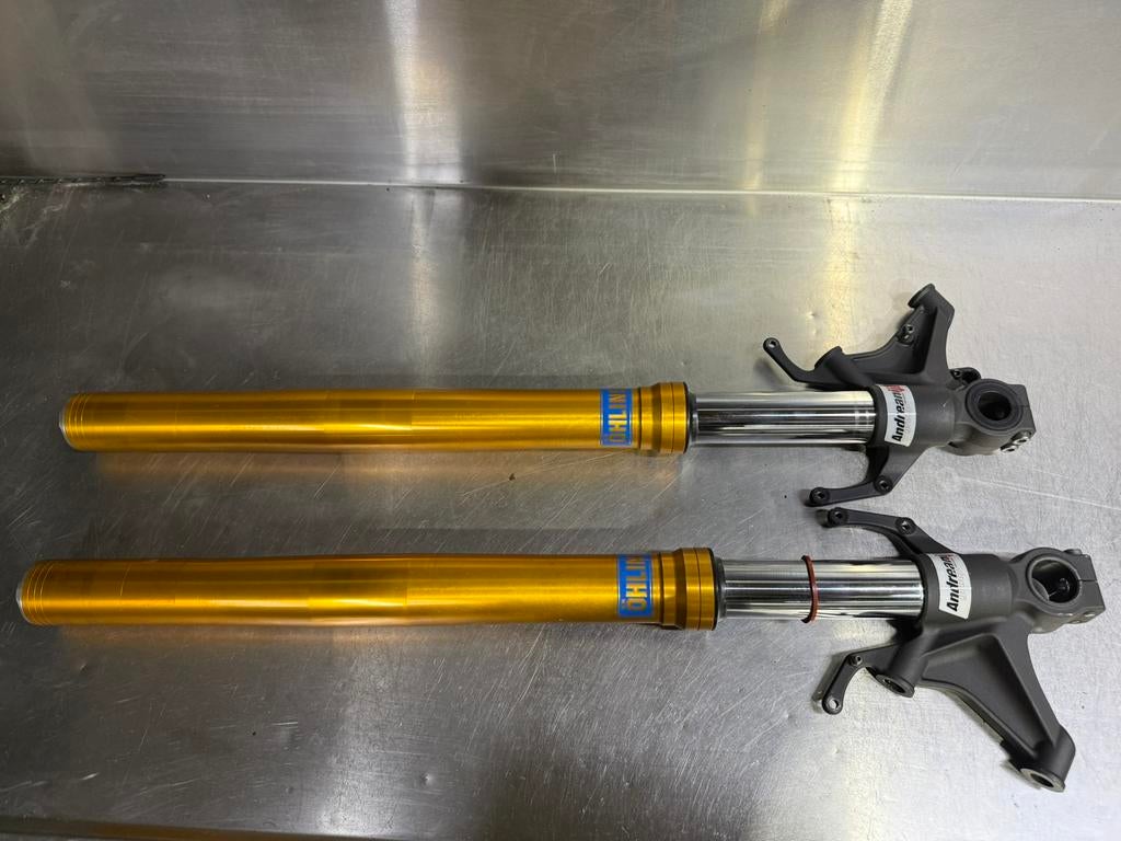 Voorpoten Yamaha R6/R1/R9 Öhlins cartridges, Ophalen of Verzenden, Gebruikt