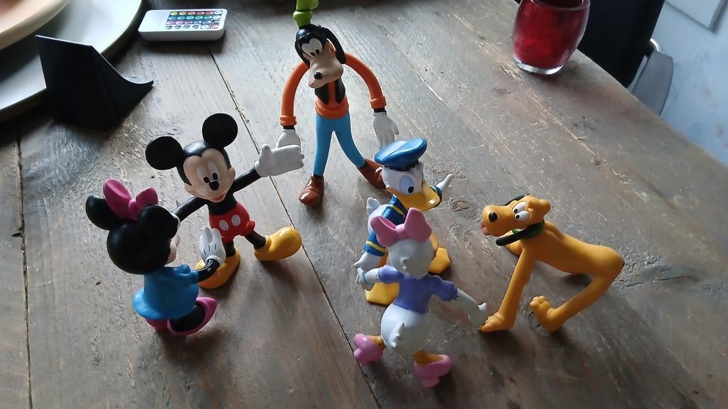 Set disney figuurtjes gummi, Ophalen of Verzenden, Overige figuren, Zo goed als nieuw, Beeldje of Figuurtje