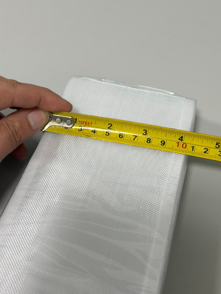 Plooiband Gordijnband 10cm breed 10 meter lang! wit white, Hobby en Vrije tijd, Wit, Ophalen of Verzenden, Minder dan 30 cm, Nieuw