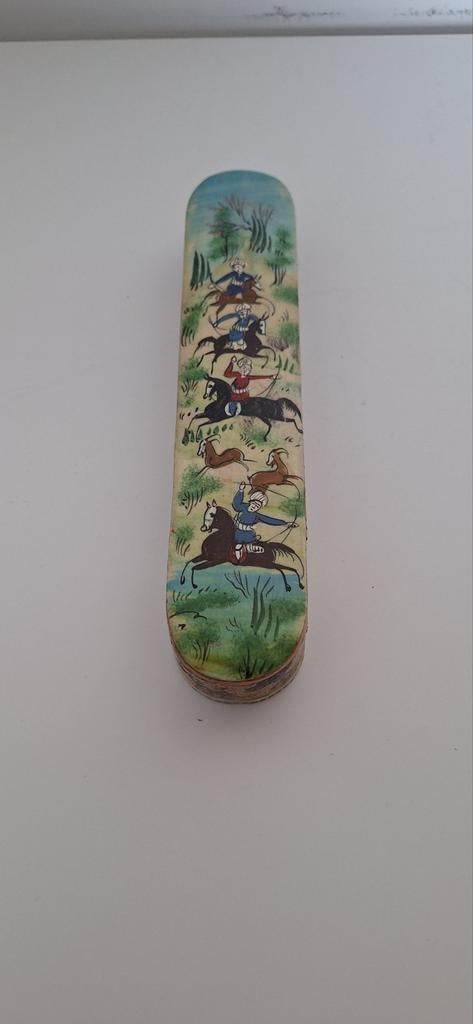 Griffel doosje handbeschilderd., Ophalen of Verzenden