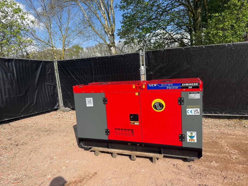 Kawakenki 50 kVA (bj 2025), Zakelijke goederen, Machines en Bouw | Aggregaten