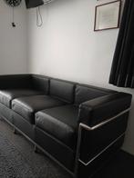 Le courbusier  3 zits  bankstel nieuw., Ophalen, 150 tot 200 cm, 75 tot 100 cm, Leer