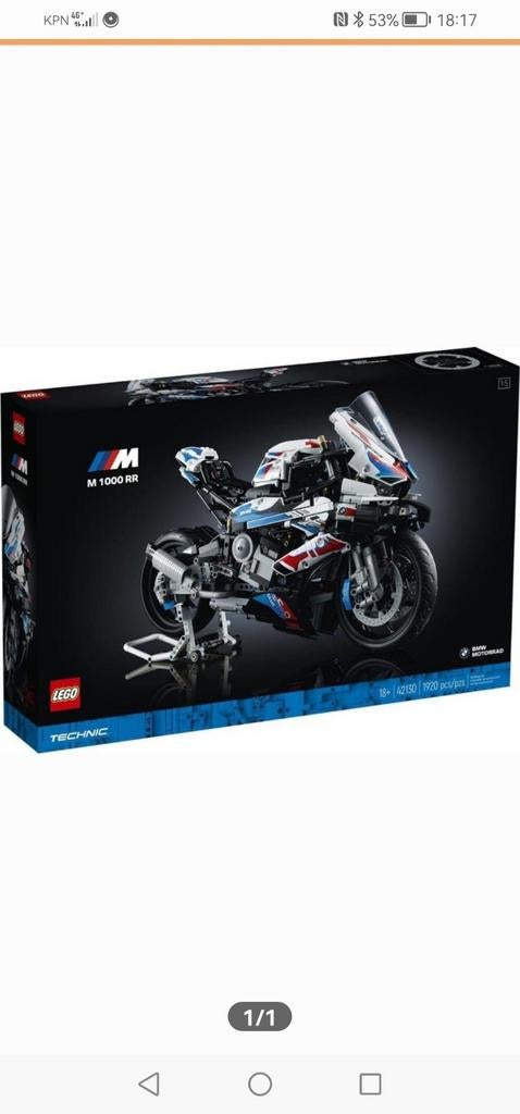 Lego Technic BMW M 1000 RR (42130), Kinderen en Baby's, Speelgoed | Duplo en Lego, Ophalen, Lego, Nieuw, Technic