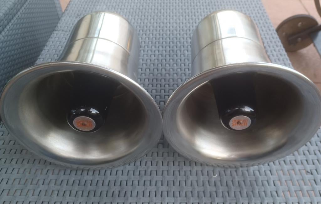 Whelen vintage RVS sirene speakers 100W Oldtimers, Ophalen of Verzenden