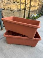 2 Iris Ohyama moestuinbakken - 72x41x27cm, Ophalen, Kunststof, Minder dan 30 cm, Zo goed als nieuw