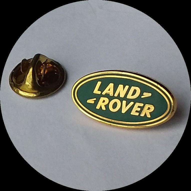 LANDROVER logo pin, Verzenden, Zo goed als nieuw, Transport, Speldje of Pin