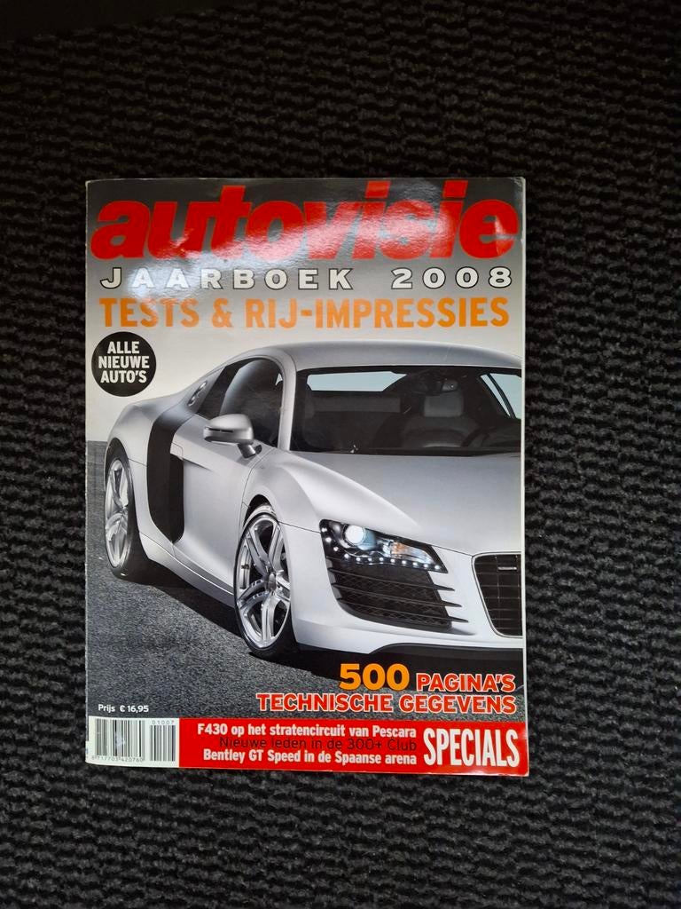 Autovisie jaarboek 2008 met gratis boekje van autoray 1987, Ophalen of Verzenden, Zo goed als nieuw, Algemeen
