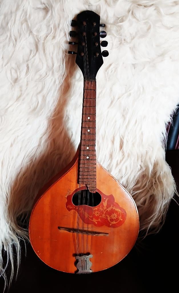 Vintage russische mandoline uit rusland, Muziek en Instrumenten, Snaarinstrumenten | Mandolines, Ophalen of Verzenden, Gebruikt