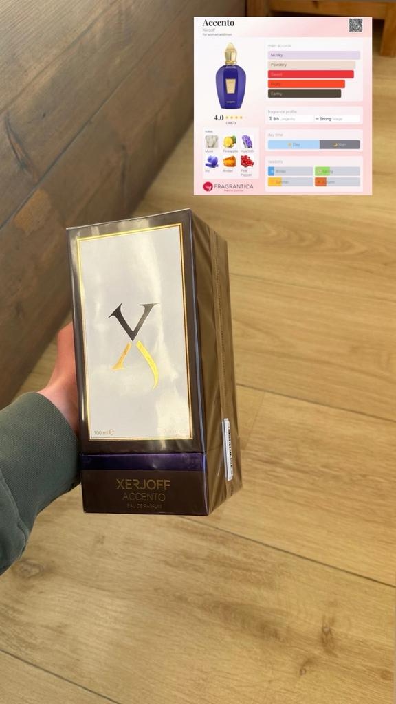 Nieuwe Xerjoff Accento Eau de Parfum - Sterke Geur, Ophalen, Nieuw