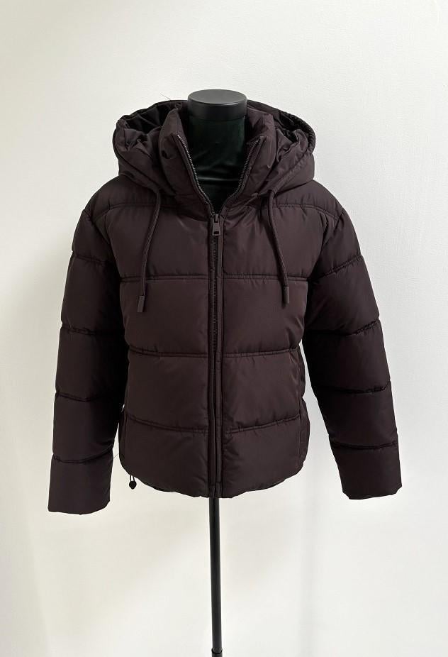 NIEUW! ZARA korte water- en winddichte winterjas bruin XS, Bruin, Verzenden, Zara, Nieuw