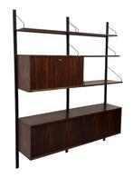 Vintage Poul Cadovius Royal System Wandsysteem Rosewood, Ophalen, Gebruikt, Met klep(pen), Poul Cadovius