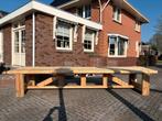Enorme boeren stamtafel 4,7 meter, Ophalen of Verzenden, Zo goed als nieuw, Rechthoekig, Hout