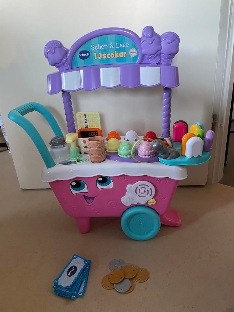 Vtech Schep & Leer IJscokar - Interactief Speelgoed, Ophalen, Zo goed als nieuw, Jongen of Meisje