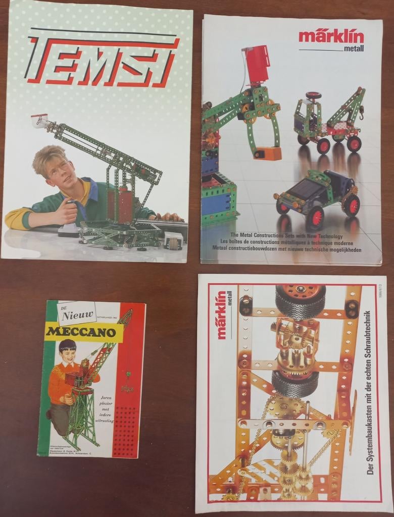 Nostalgische folders Martin Metall, Meccano en Temsi, Ophalen of Verzenden