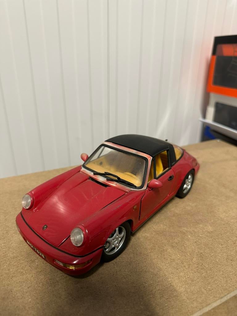 Porsche 911 carrera 2 modelauto 1:18 Anson, Hobby en Vrije tijd, Modelauto's | 1:18, Ophalen of Verzenden, Zo goed als nieuw, Auto