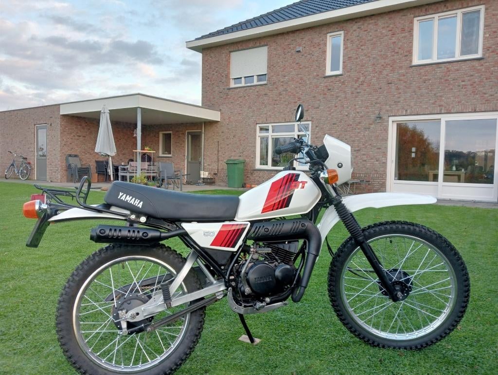 yamaha dt50mx, Fietsen en Brommers, Brommers | Oldtimers, Ophalen, Maximaal 45 km/u, Yamaha, 4 versnellingen