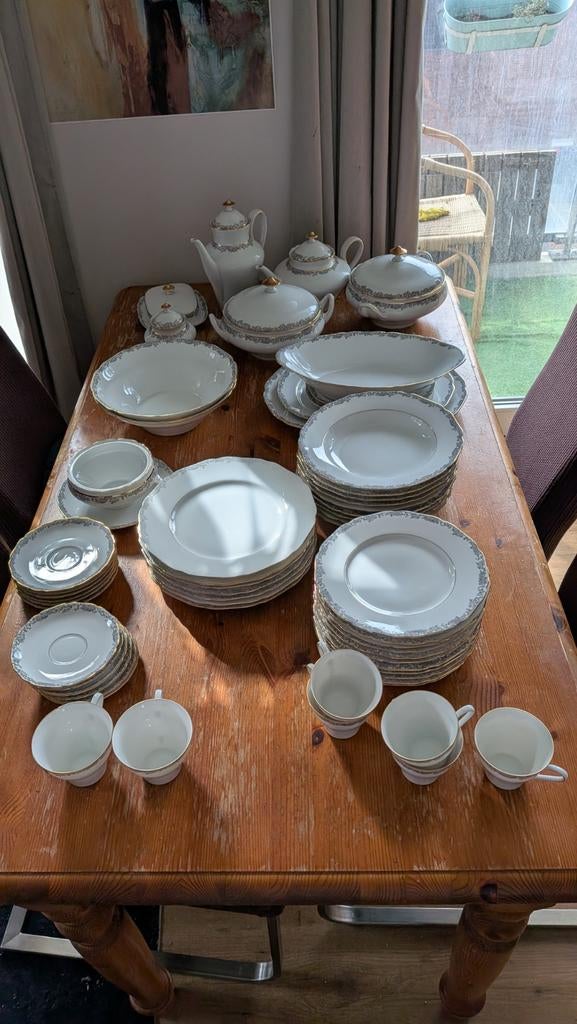 Groot Hutschenreuther Hohenberg Servies (50+ delig), Ophalen