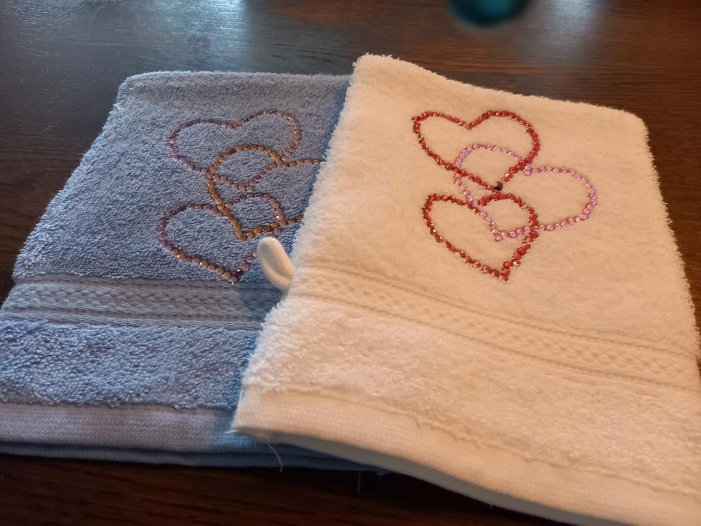 Washandjes, Huis en Inrichting, Badkamer | Badtextiel en Accessoires, Ophalen of Verzenden, Nieuw, Wit, Overige typen