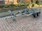 Boot trailer dubbelasser tandemasser motorboot rib 5,50 M., Watersport en Boten, Ophalen, Verstelbare verlichting, 1500 tot 3000 kg